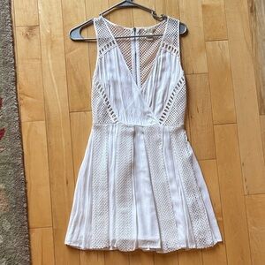 White Mesh Dress